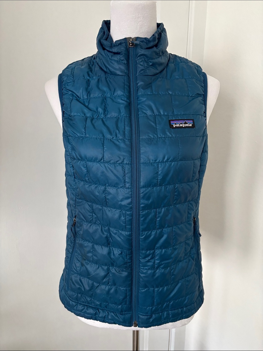 Patagonia Women's Nano Puff Vest Turquoise - Size Small